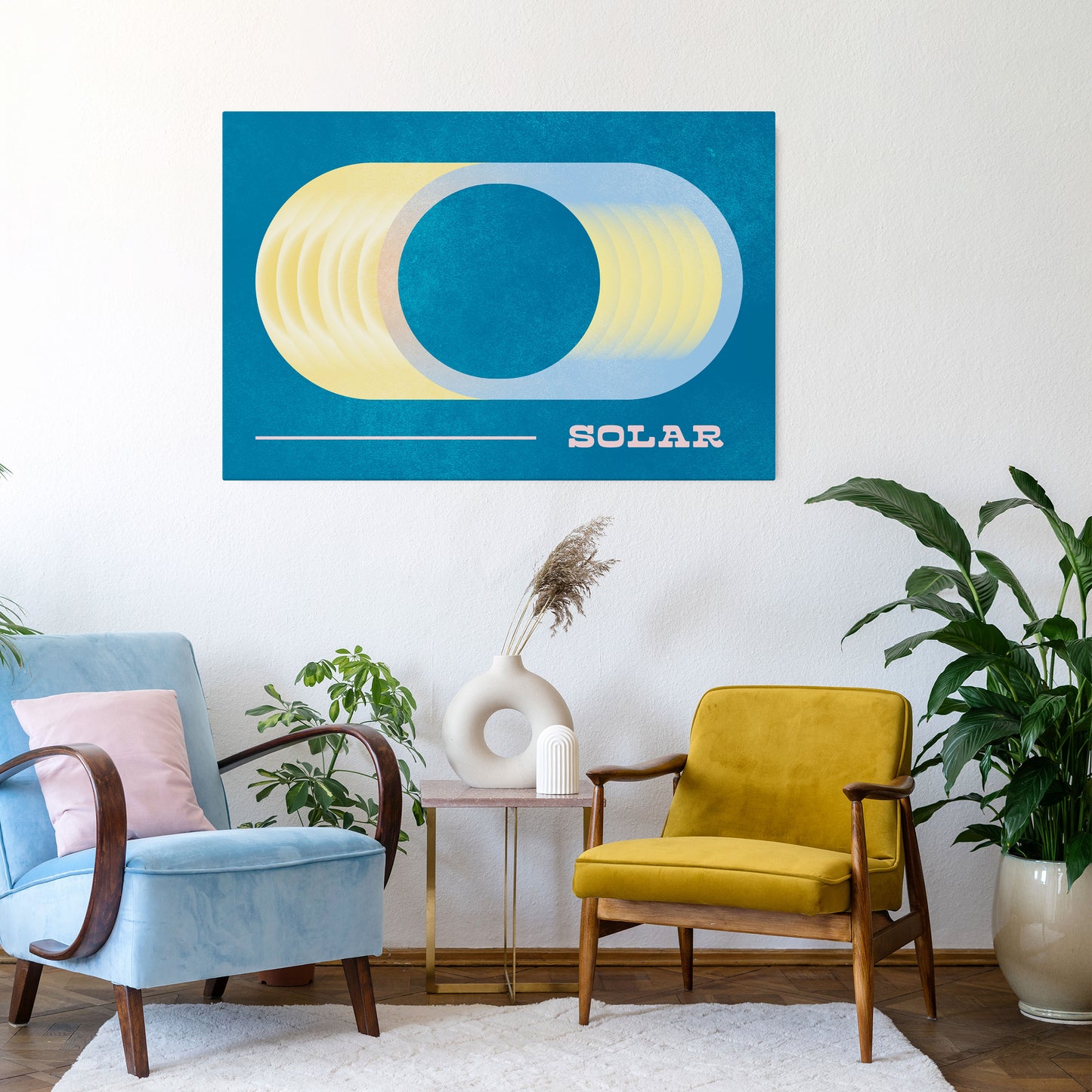 SOLAR APERTURE Horizontal Canvas Print