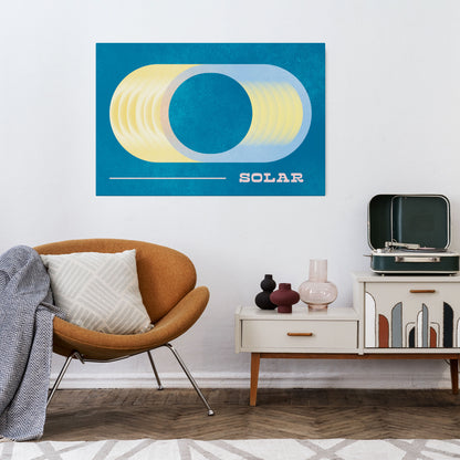 SOLAR APERTURE Horizontal Canvas Print