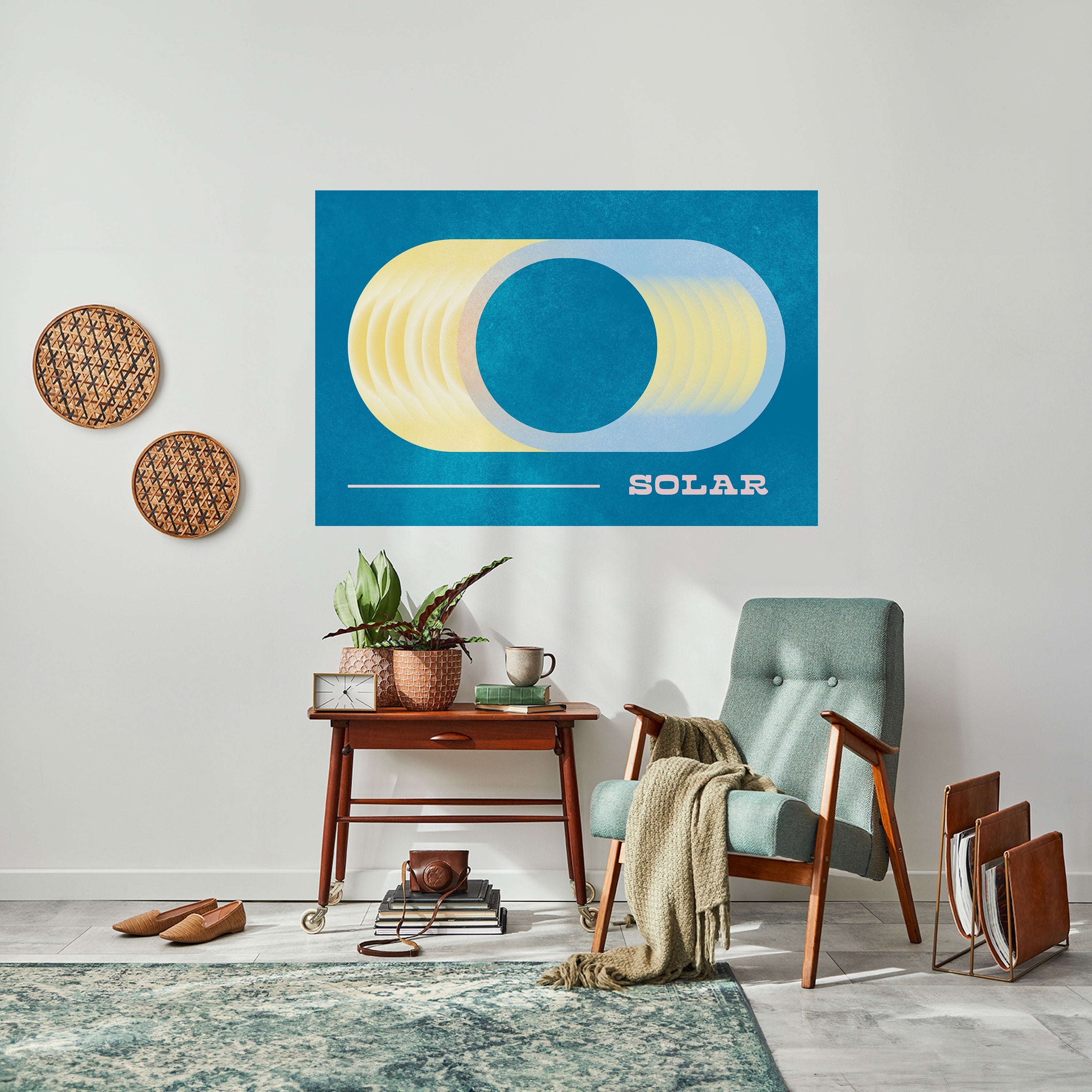 SOLAR APERTURE Peel and Stick Horizontal Poster
