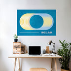 SOLAR APERTURE Peel and Stick Horizontal Poster