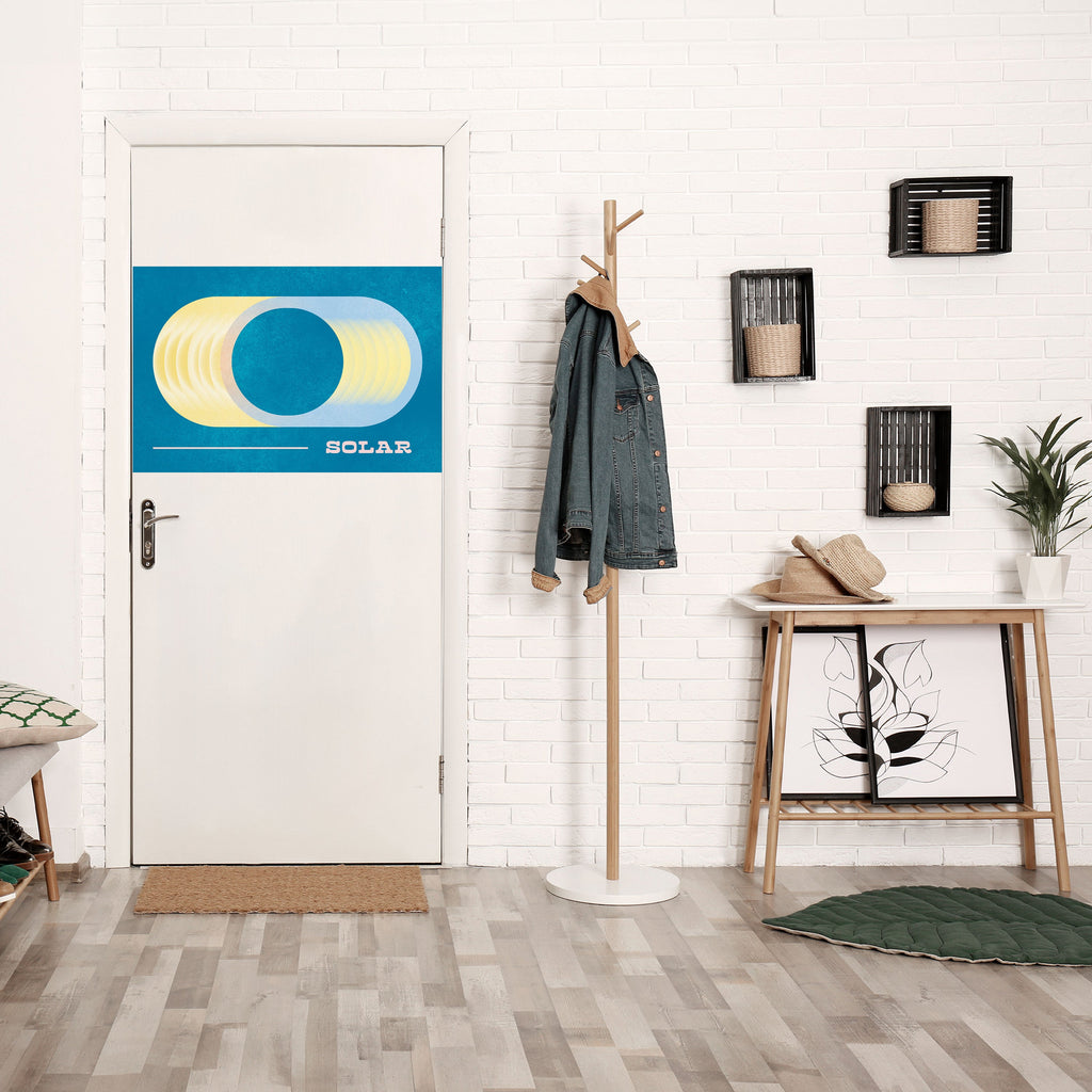 SOLAR APERTURE Peel and Stick Horizontal Poster