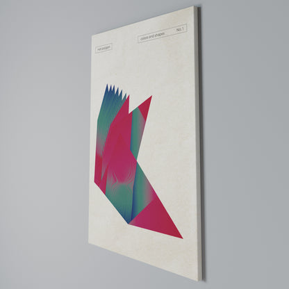HOT POLYGON Quadro em tela vertical