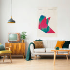 HOT POLYGON Poster Vertical Autocolante