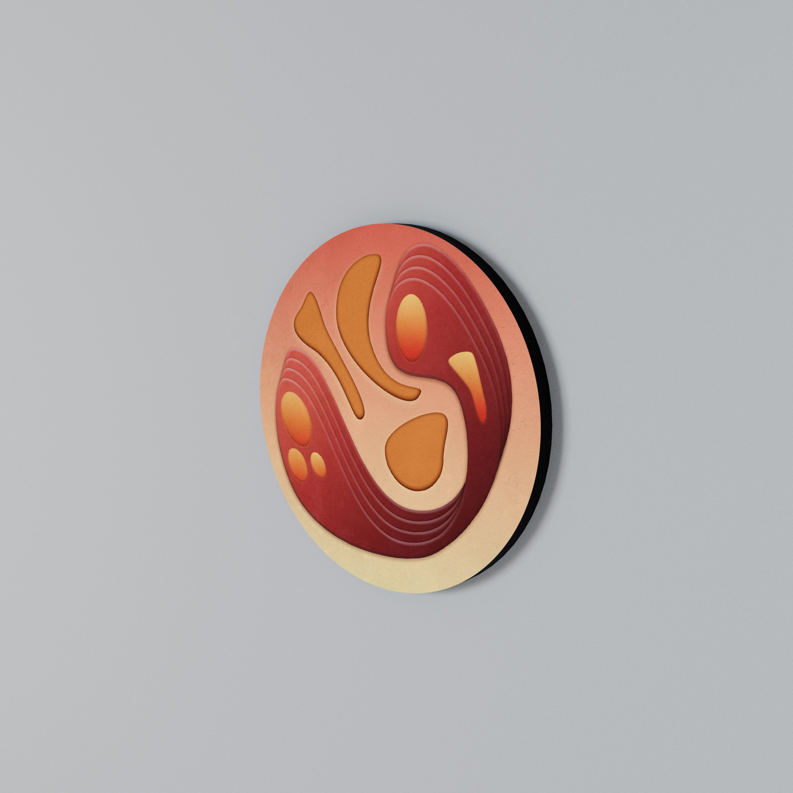 IMMERSION STRUCTURE Arte de Parede Redonda