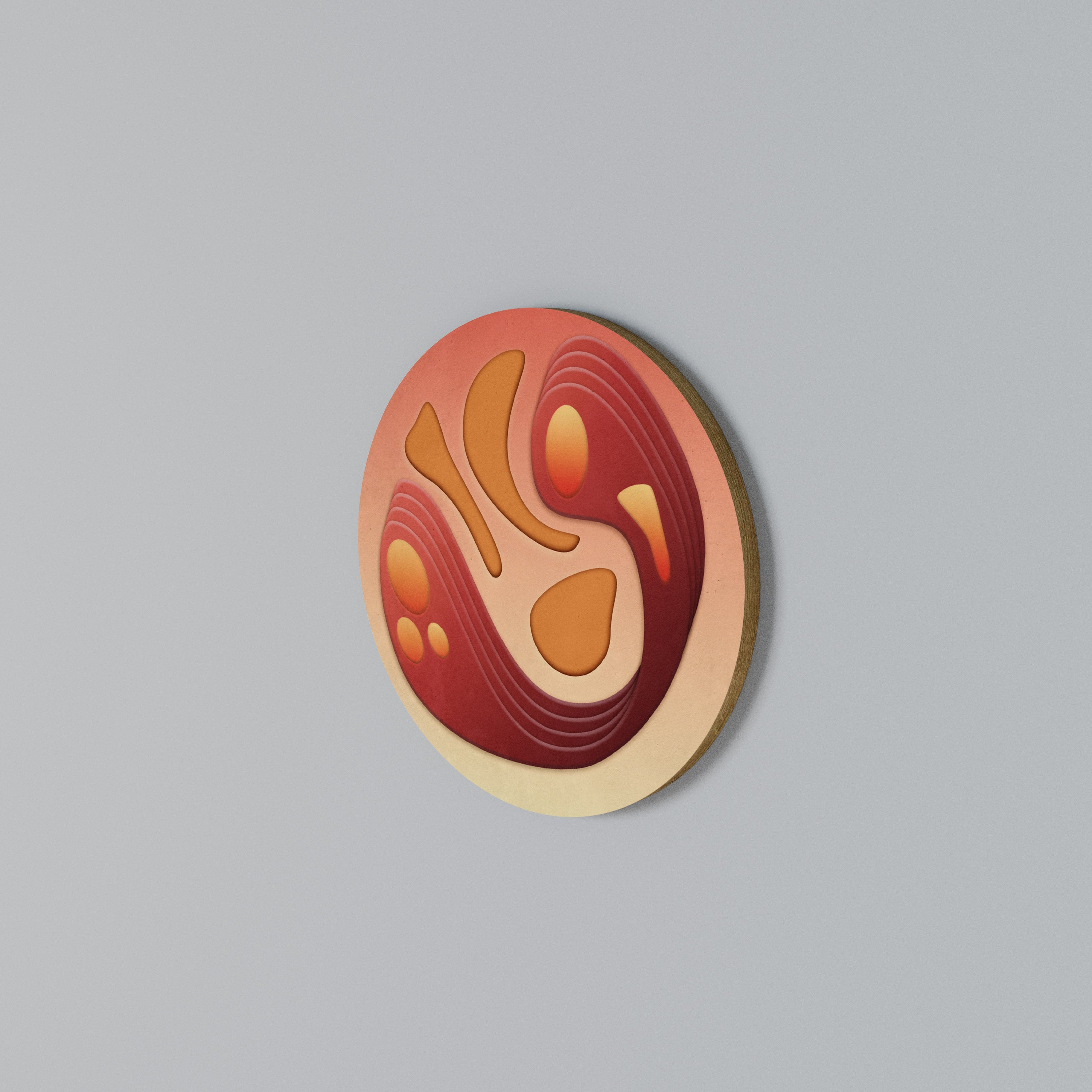 IMMERSION STRUCTURE Arte de Parede Redonda