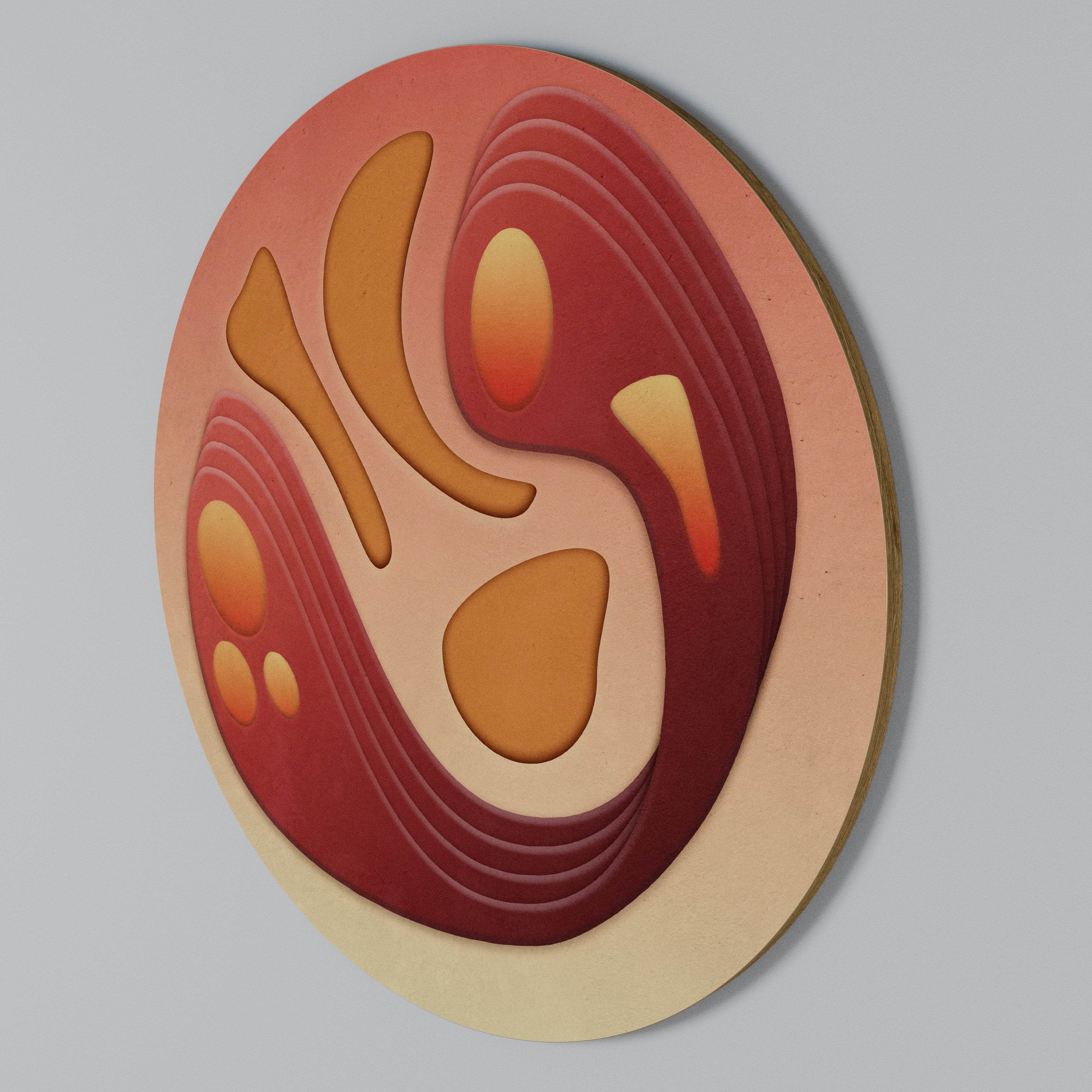 IMMERSION STRUCTURE Arte de Parede Redonda