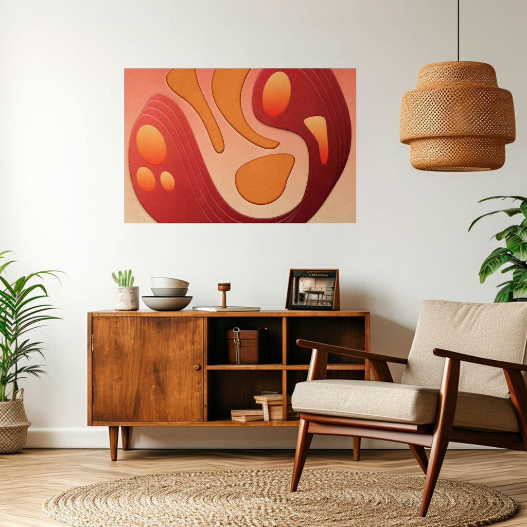 IMMERSION STRUCTURE Peel and Stick Horizontal Poster