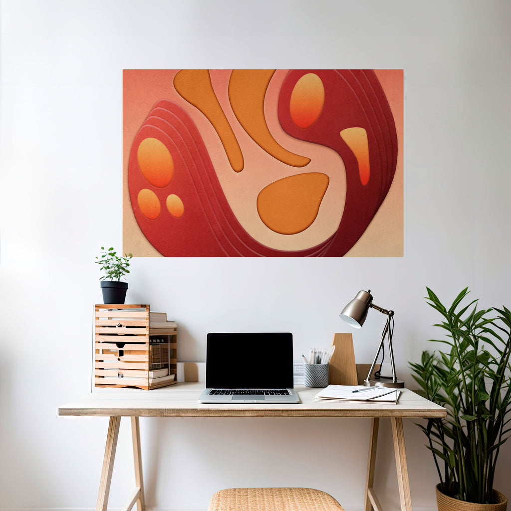 IMMERSION STRUCTURE Peel and Stick Horizontal Poster