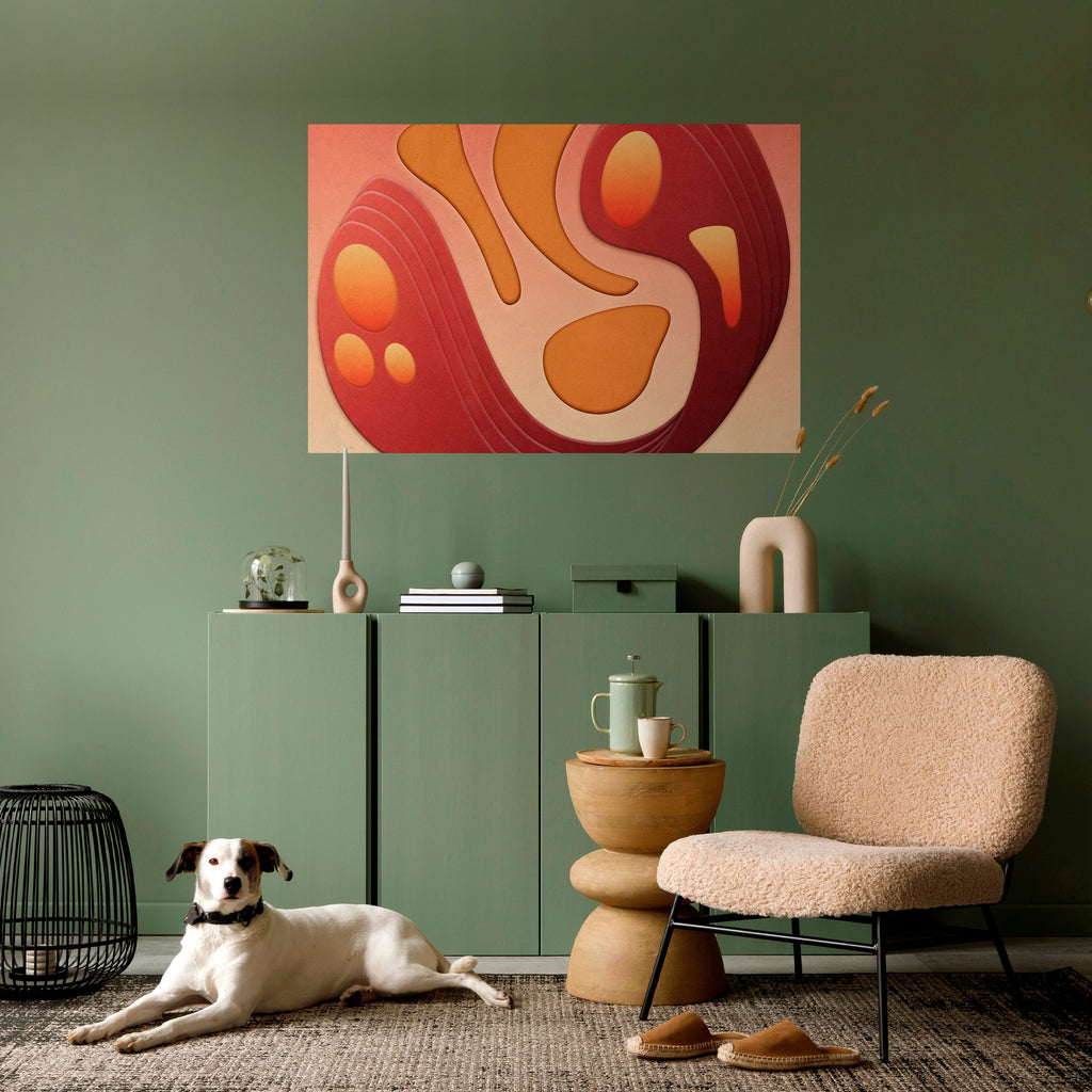 IMMERSION STRUCTURE Peel and Stick Horizontal Poster