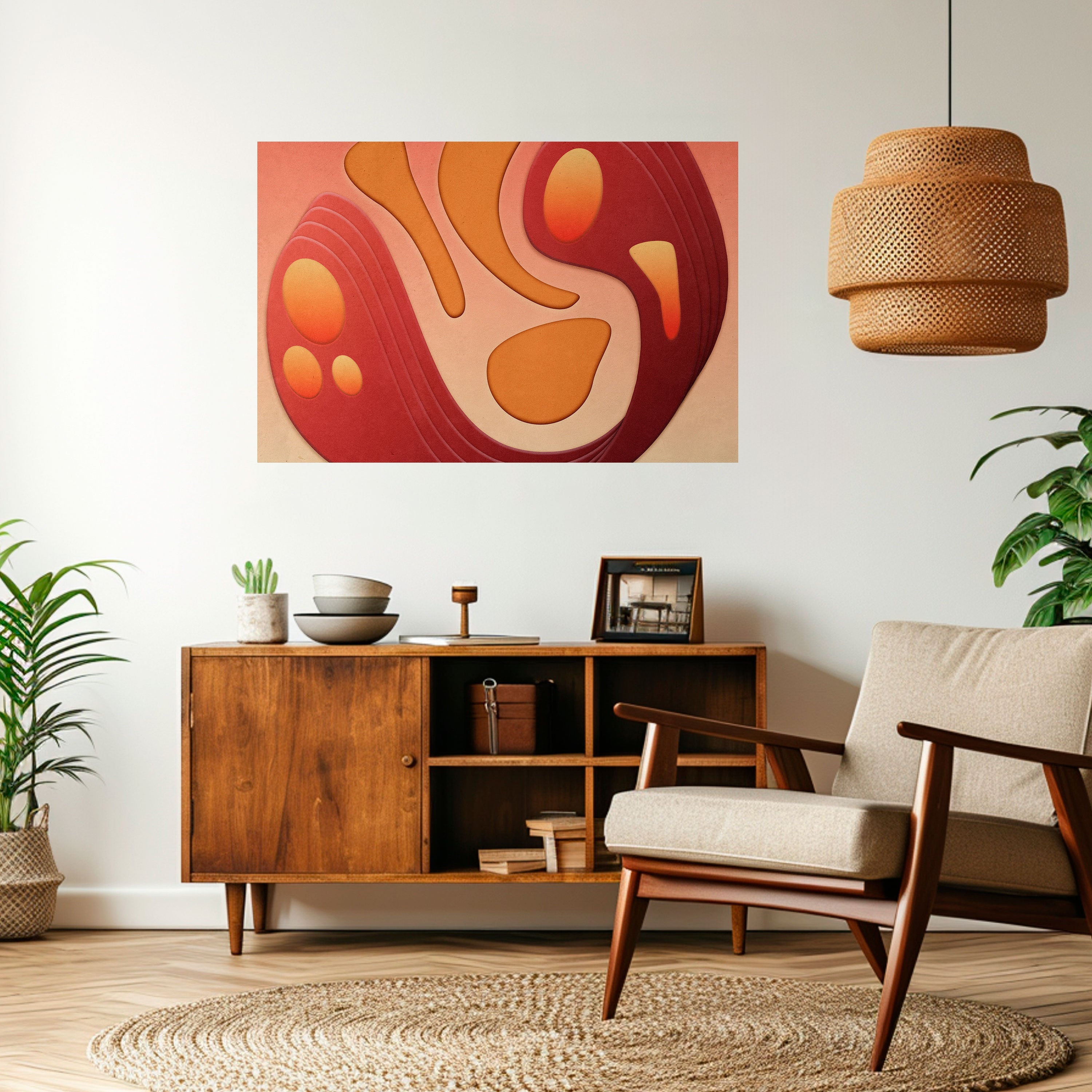 IMMERSION STRUCTURE Peel and Stick Horizontal Poster