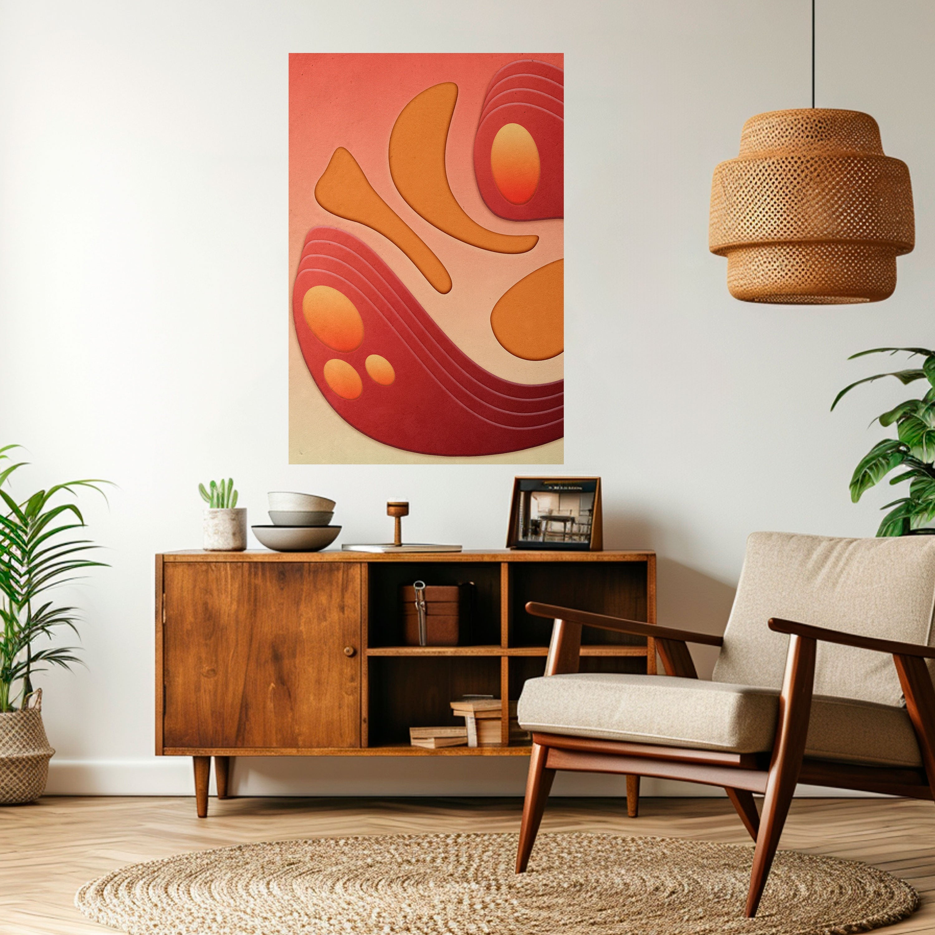 IMMERSION STRUCTURE Peel and Stick Vertical Poster