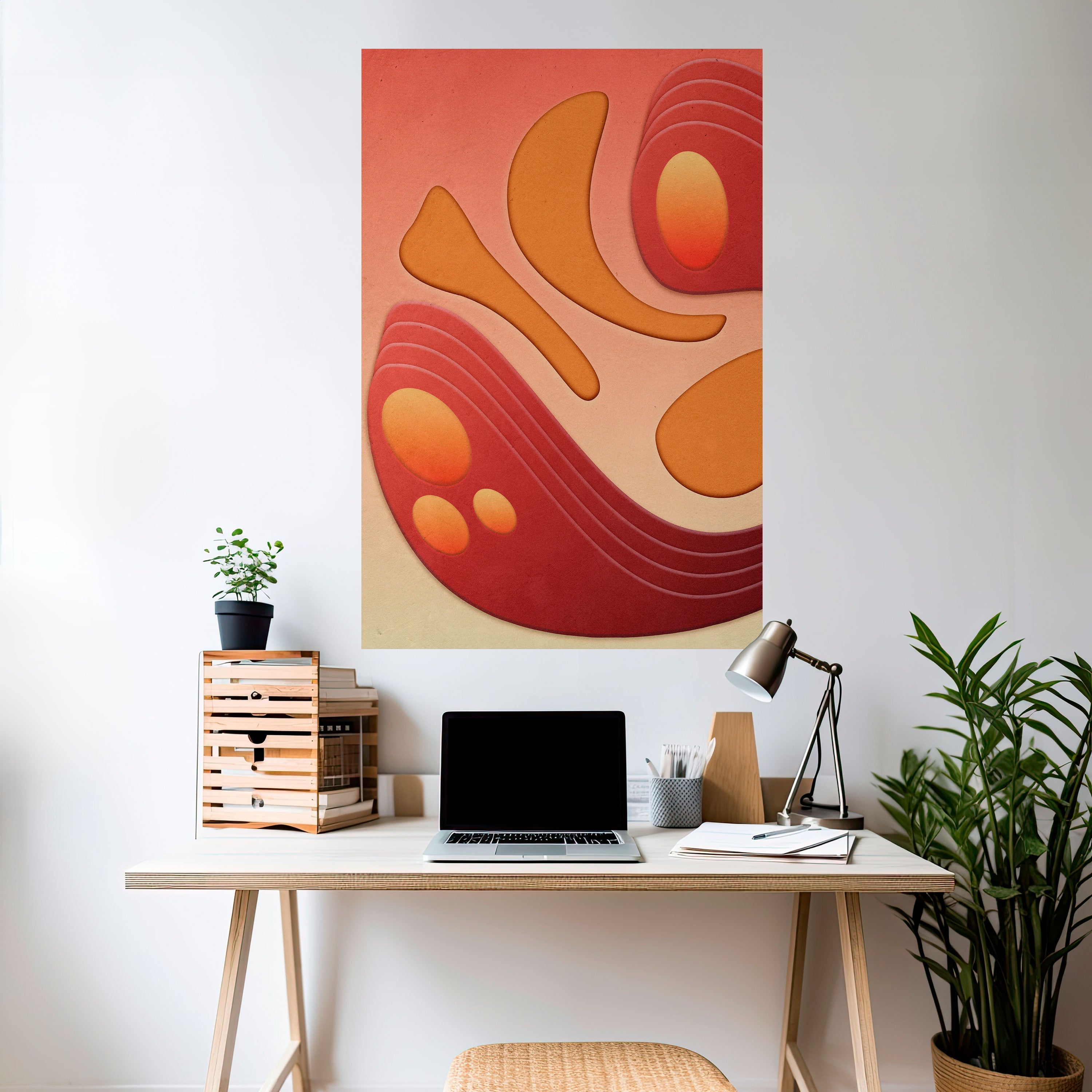 IMMERSION STRUCTURE Peel and Stick Vertical Poster