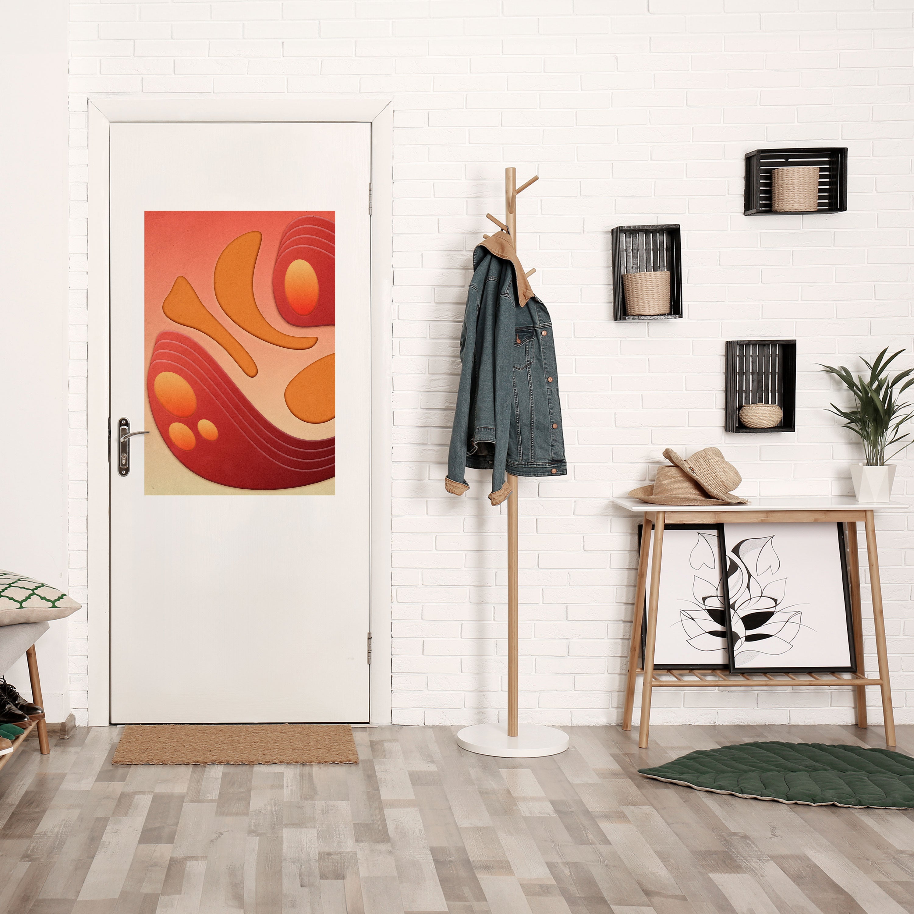 IMMERSION STRUCTURE Peel and Stick Vertical Poster