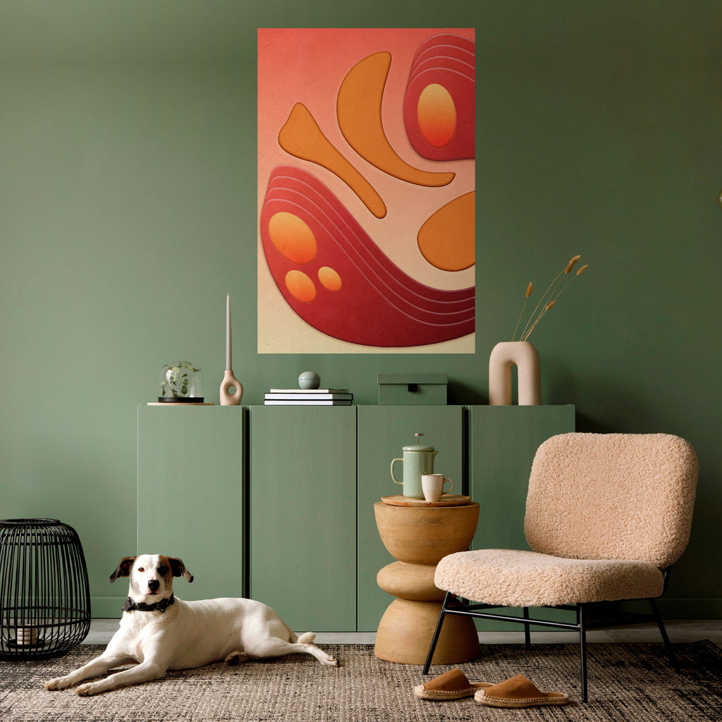 IMMERSION STRUCTURE Peel and Stick Vertical Poster