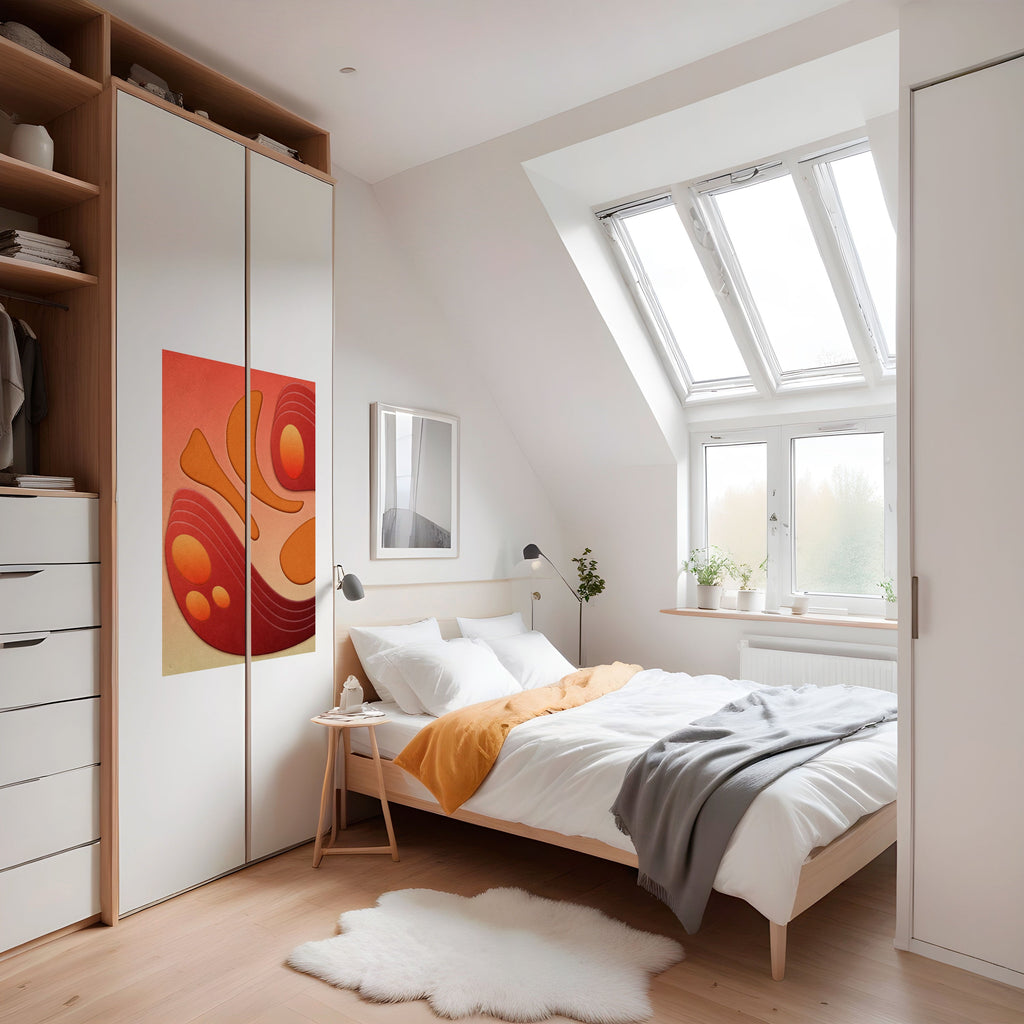 IMMERSION STRUCTURE Peel and Stick Vertical Poster