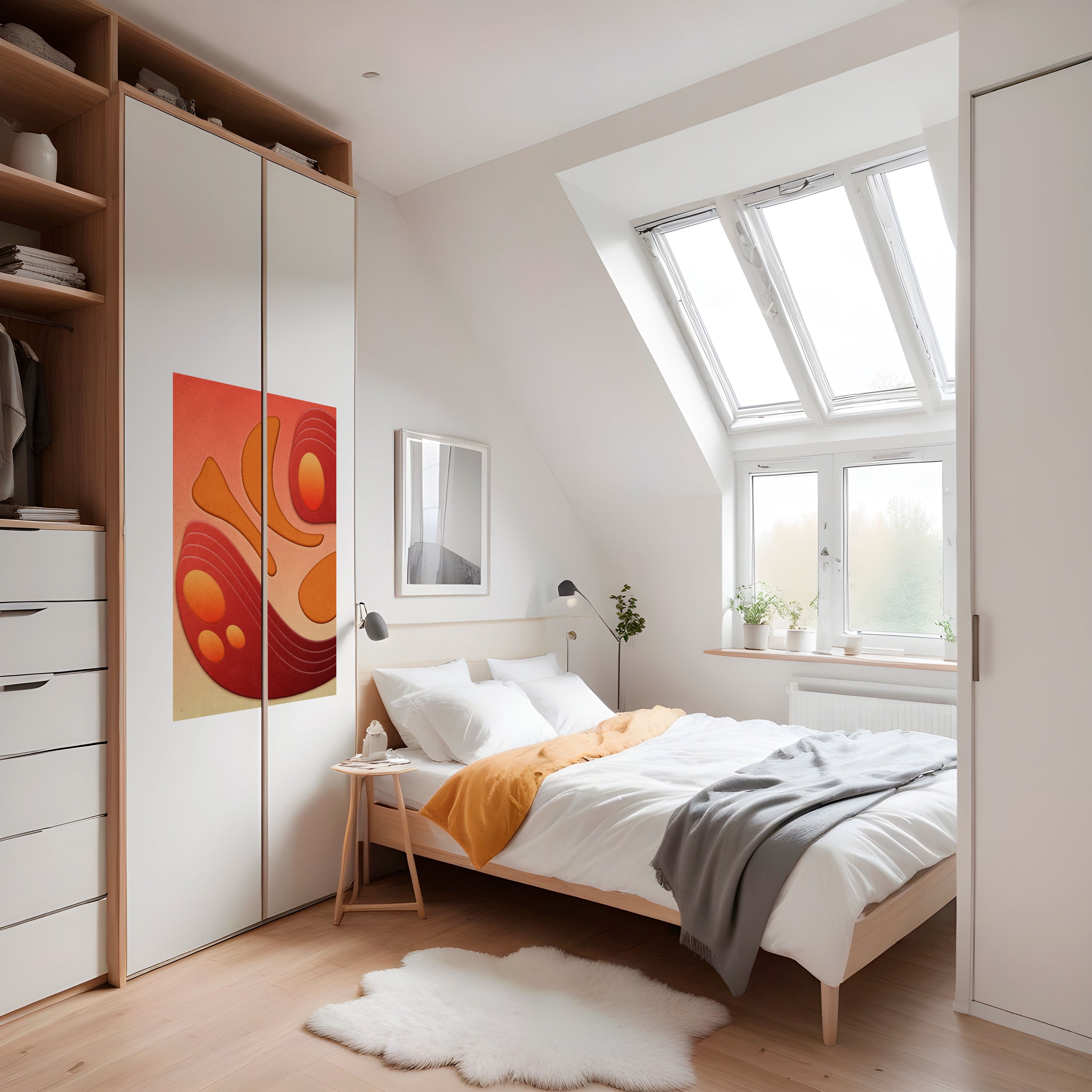 IMMERSION STRUCTURE Peel and Stick Vertical Poster