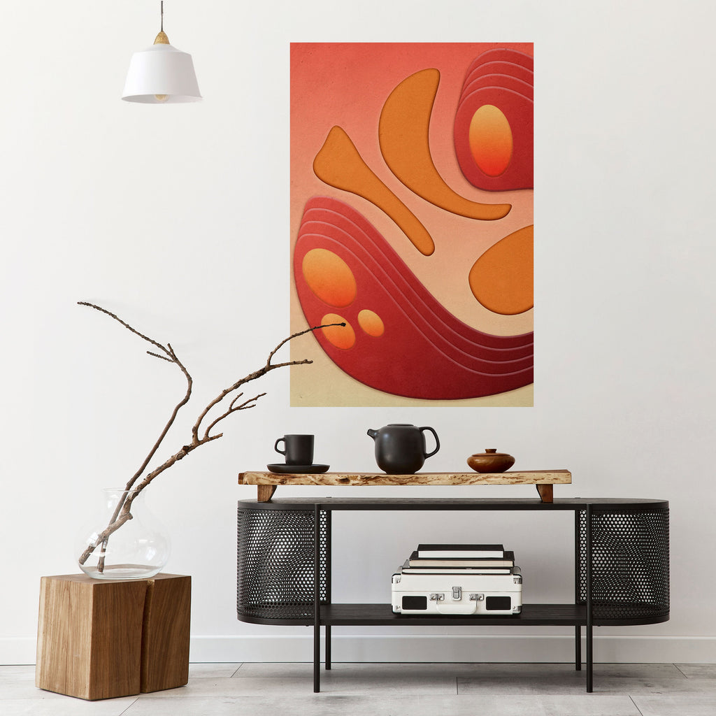 IMMERSION STRUCTURE Peel and Stick Vertical Poster