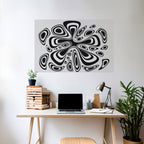 HIPNOTIZING BLOT Peel and Stick Horizontal Poster