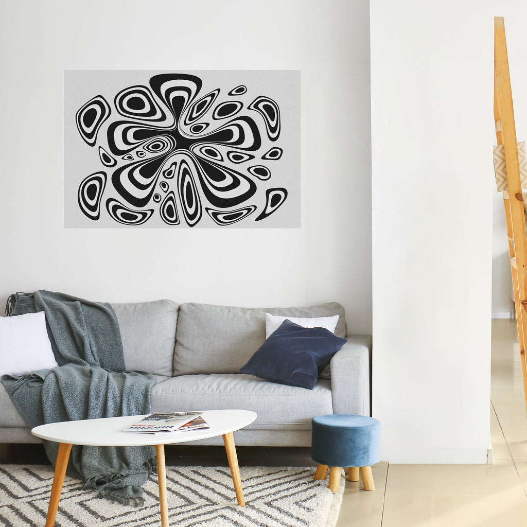 HIPNOTIZING BLOT Peel and Stick Horizontal Poster