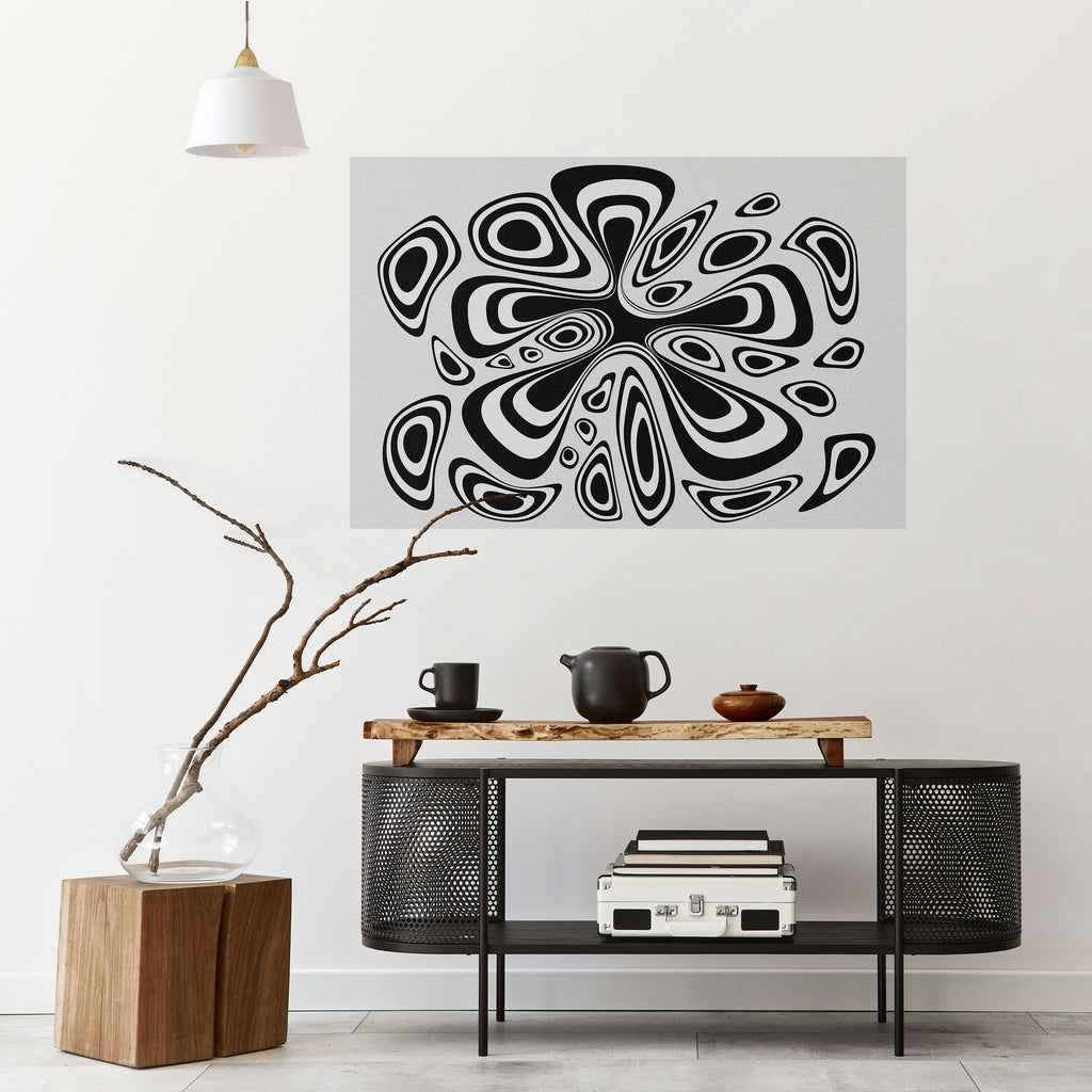 HIPNOTIZING BLOT Peel and Stick Horizontal Poster