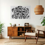 HIPNOTIZING BLOT Peel and Stick Horizontal Poster