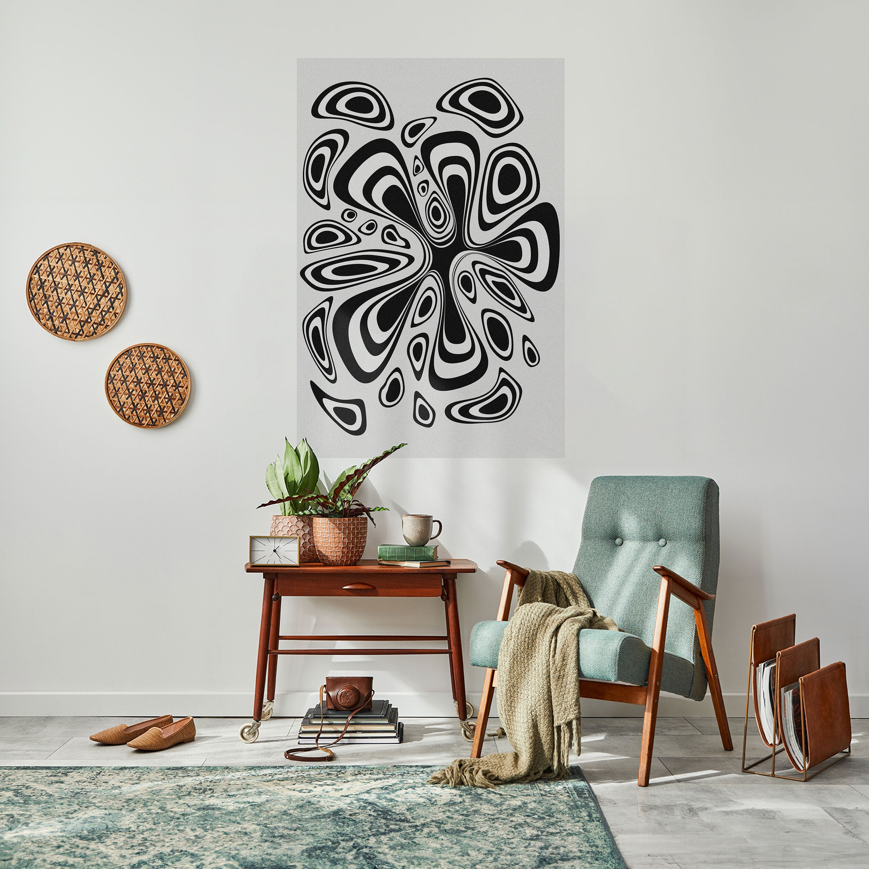 HIPNOTIZING BLOT Poster Vertical Autocolante