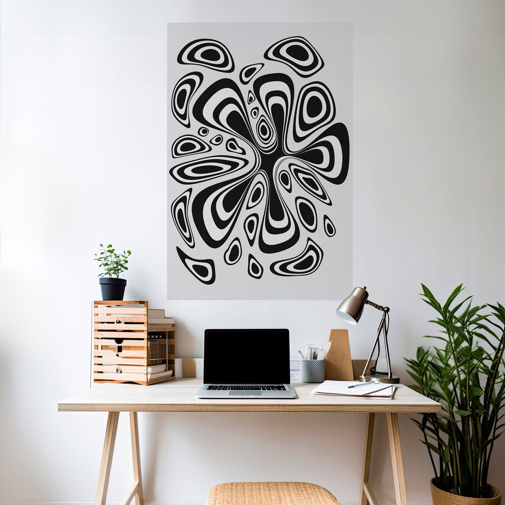 HIPNOTIZING BLOT Poster Vertical Autocolante