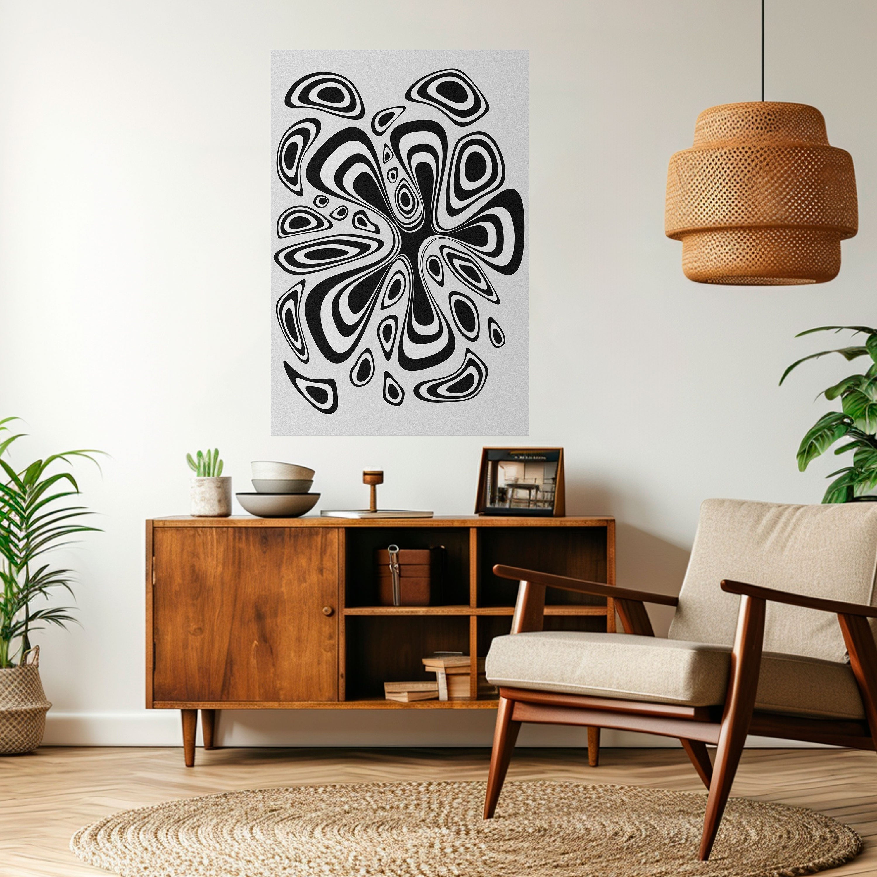 HIPNOTIZING BLOT Poster Vertical Autocolante