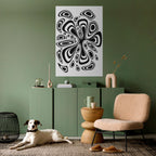 HIPNOTIZING BLOT Poster Vertical Autocolante