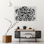 HIPNOTIZING BLOT Peel and Stick Horizontal Poster