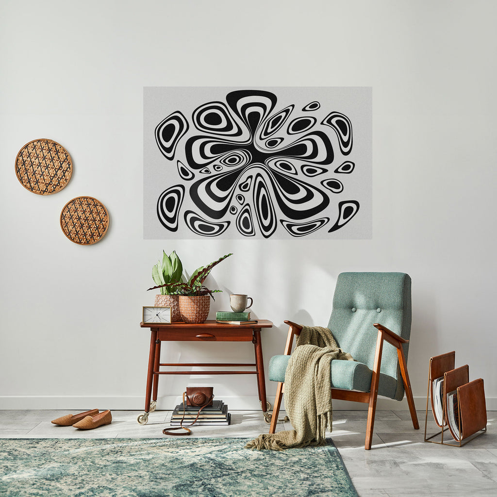 HIPNOTIZING BLOT Peel and Stick Horizontal Poster