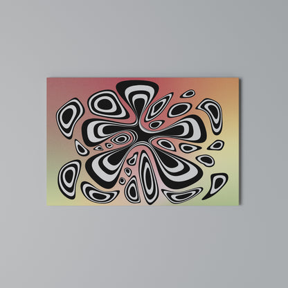 ILLUSIONARY SPLASH Horizontal Canvas Print
