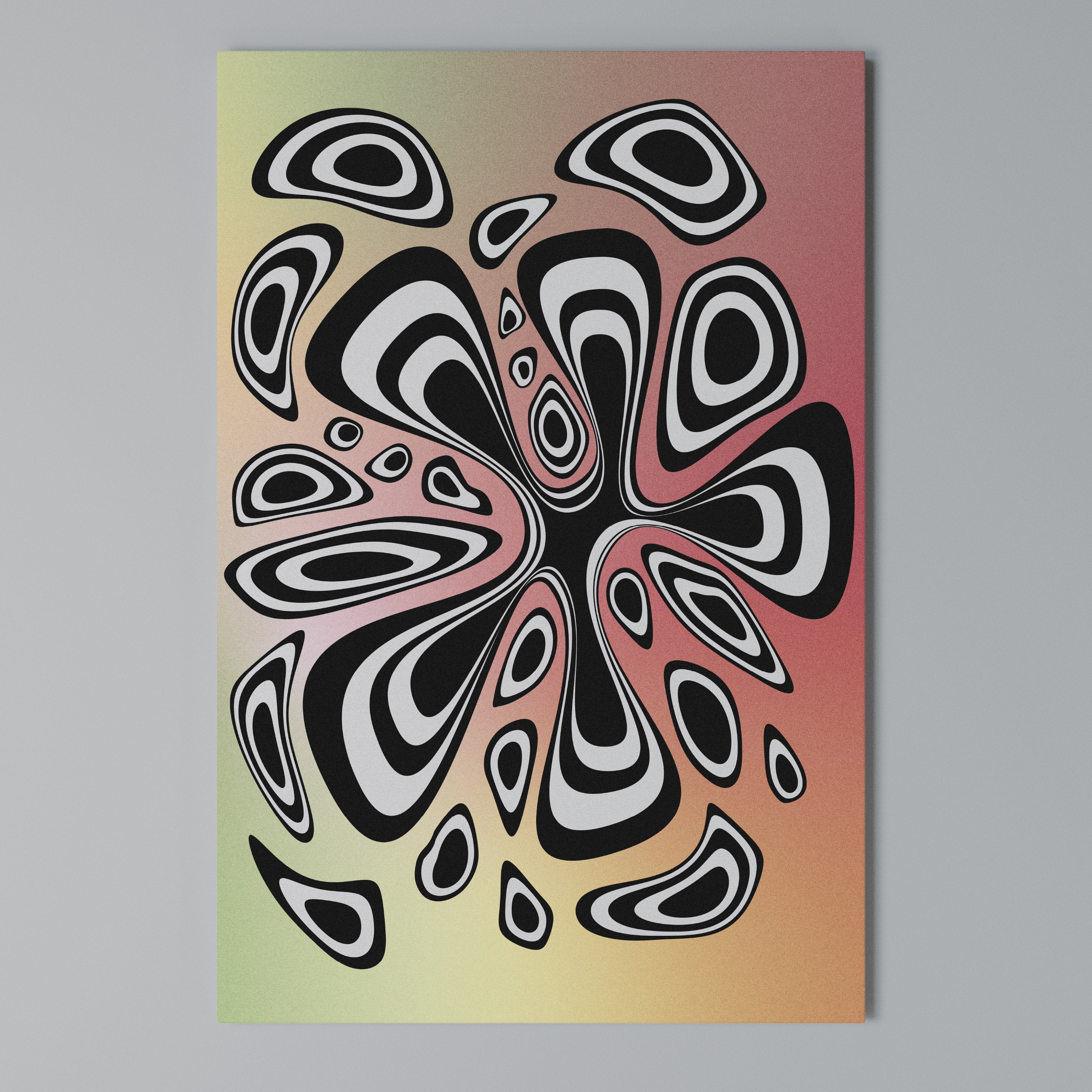 ILLUSIONARY SPLASH Quadro em tela vertical
