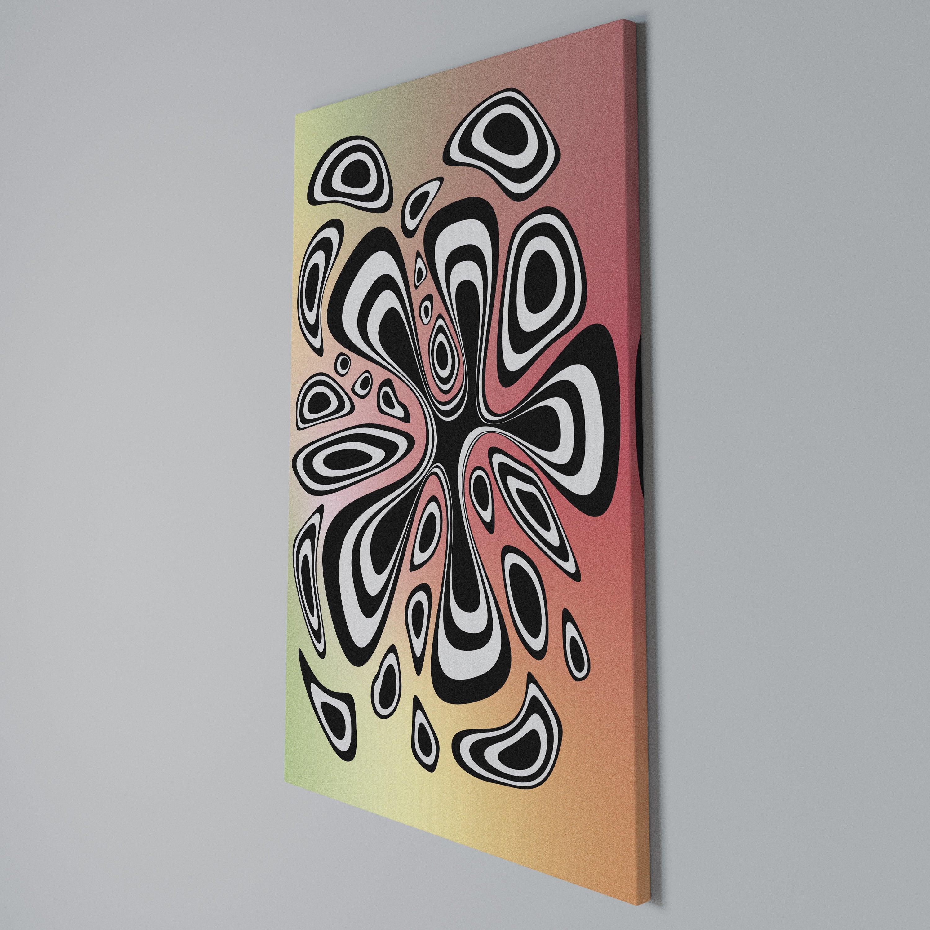 ILLUSIONARY SPLASH Quadro em tela vertical