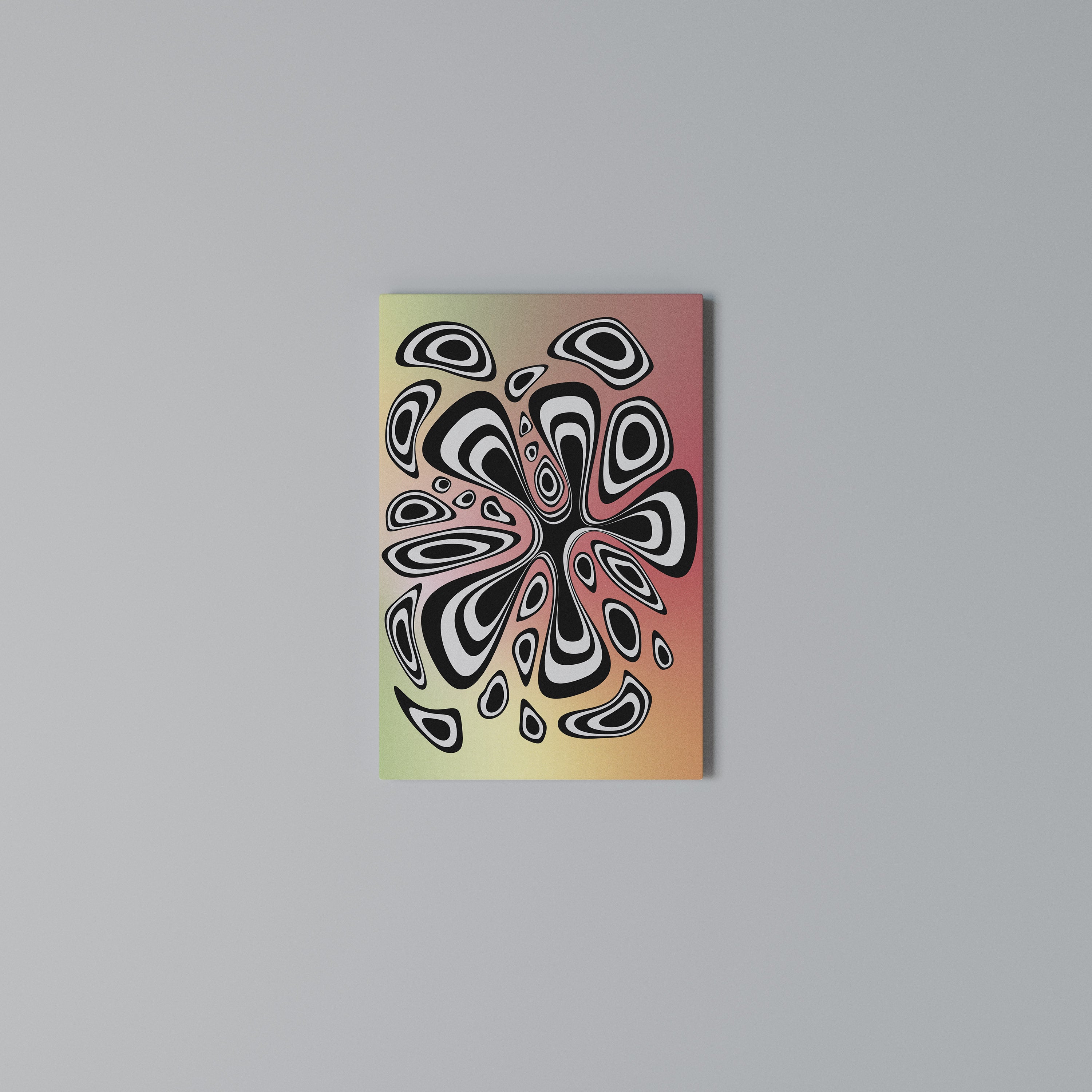 ILLUSIONARY SPLASH Quadro em tela vertical