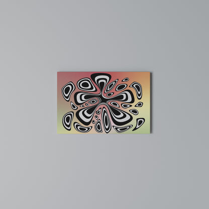 ILLUSIONARY SPLASH Horizontal Canvas Print