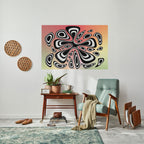 ILLUSIONARY SPLASH Peel and Stick Horizontal Poster