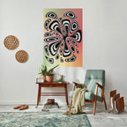 ILLUSIONARY SPLASH Peel and Stick Vertical Poster