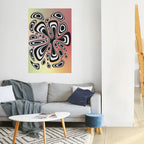 ILLUSIONARY SPLASH Peel and Stick Vertical Poster