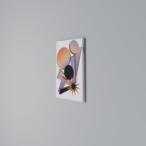 ANGULAR ARTISTRY Quadro em tela vertical