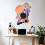 ANGULAR ARTISTRY Poster Vertical Autocolante