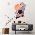 ANGULAR ARTISTRY Poster Vertical Autocolante