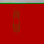 ELIPTICAL GRADIENTS Quadro em tela vertical
