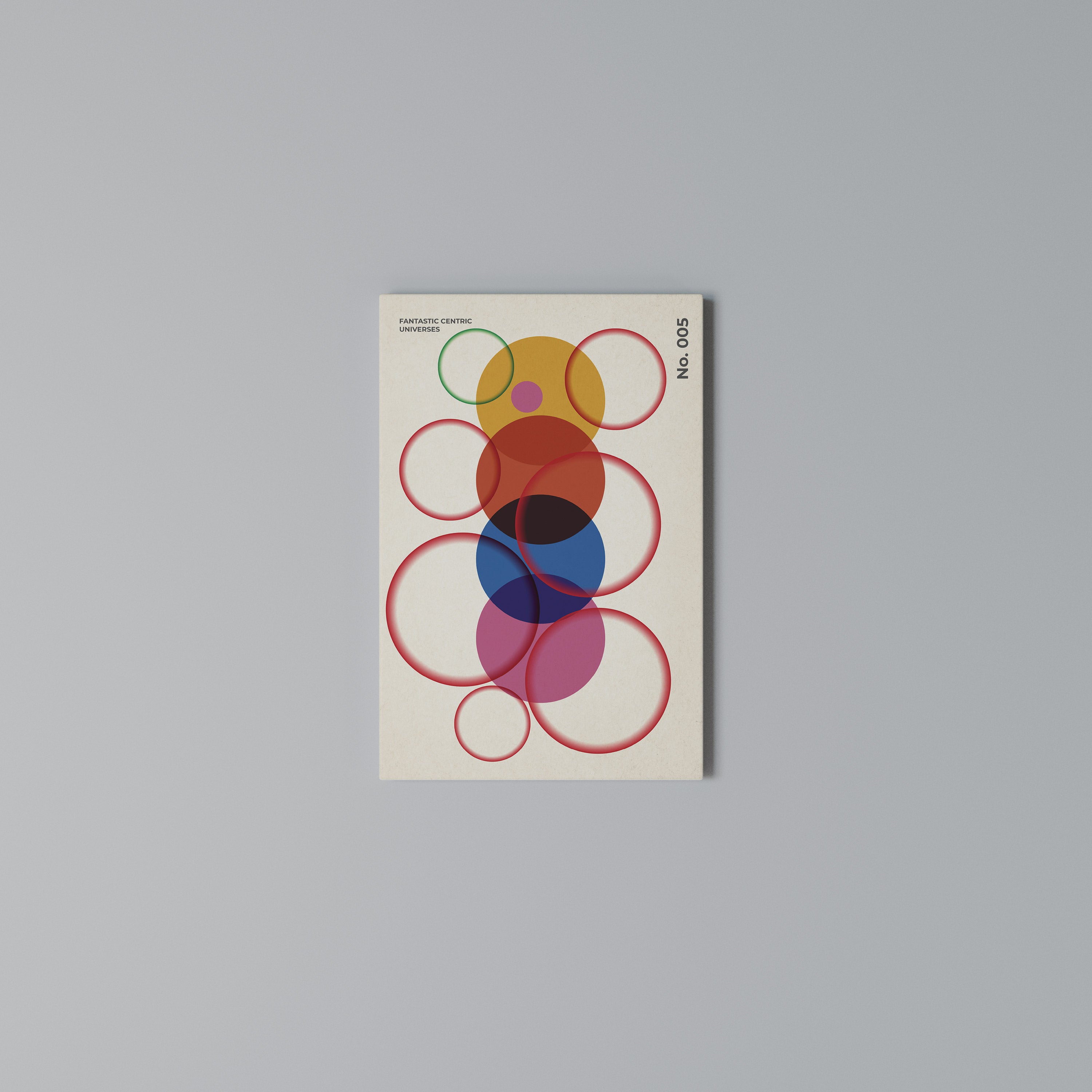 FANTASTIC UNIVERSES Vertical Canvas Print