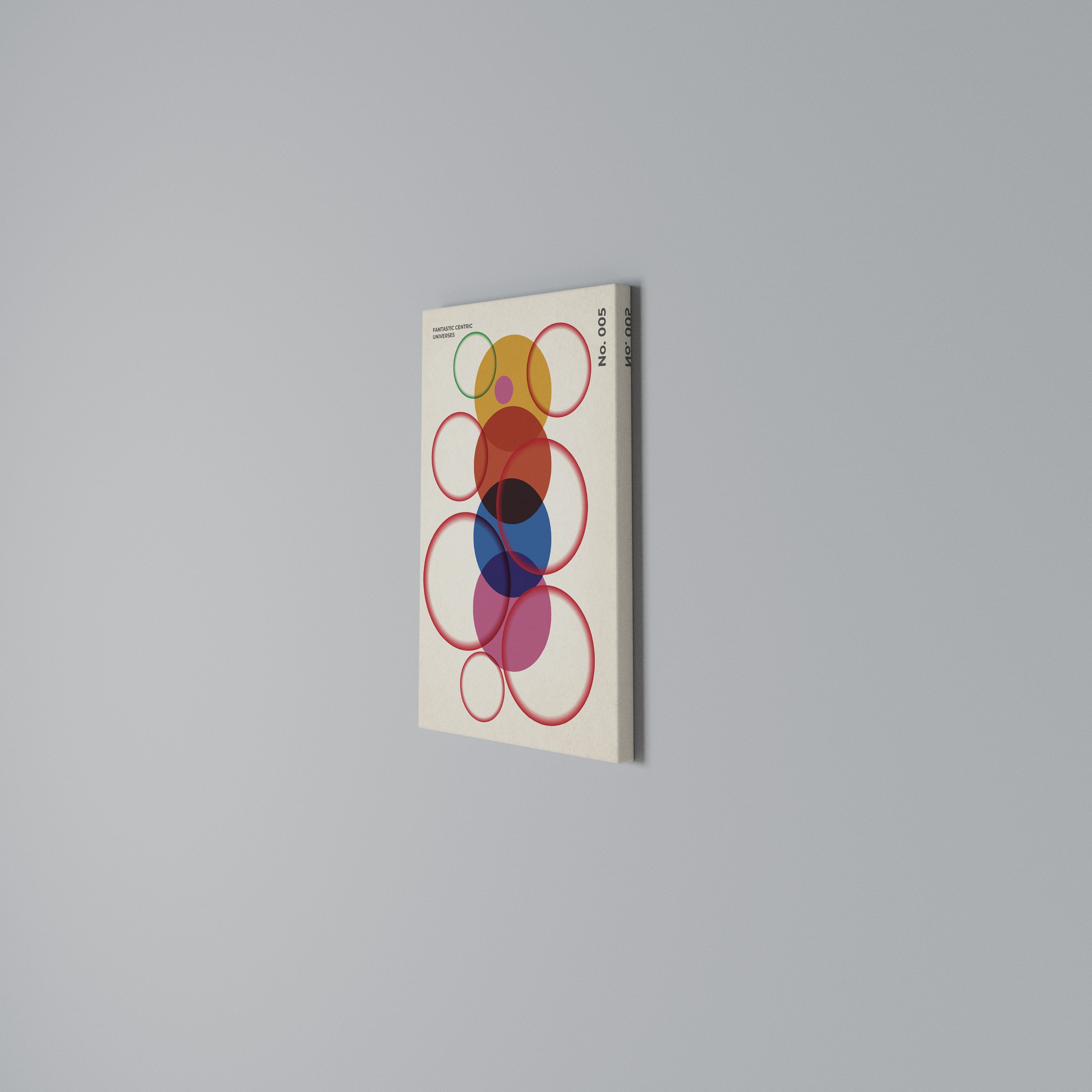 FANTASTIC UNIVERSES Vertical Canvas Print