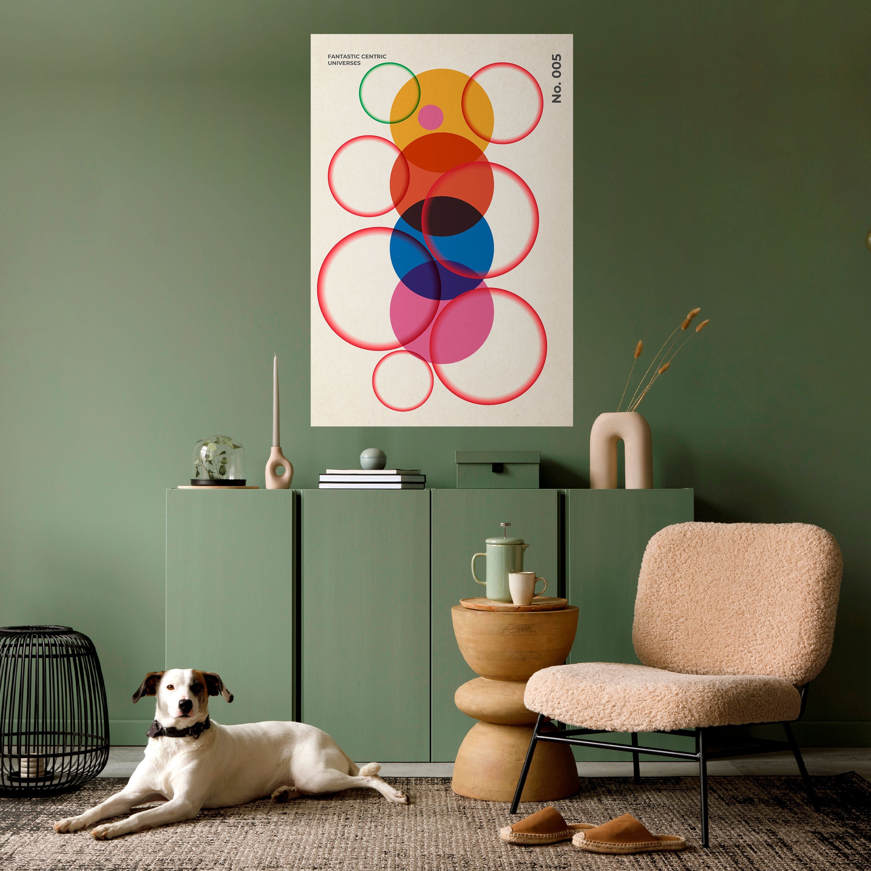 FANTASTIC UNIVERSES Poster Vertical Autocolante