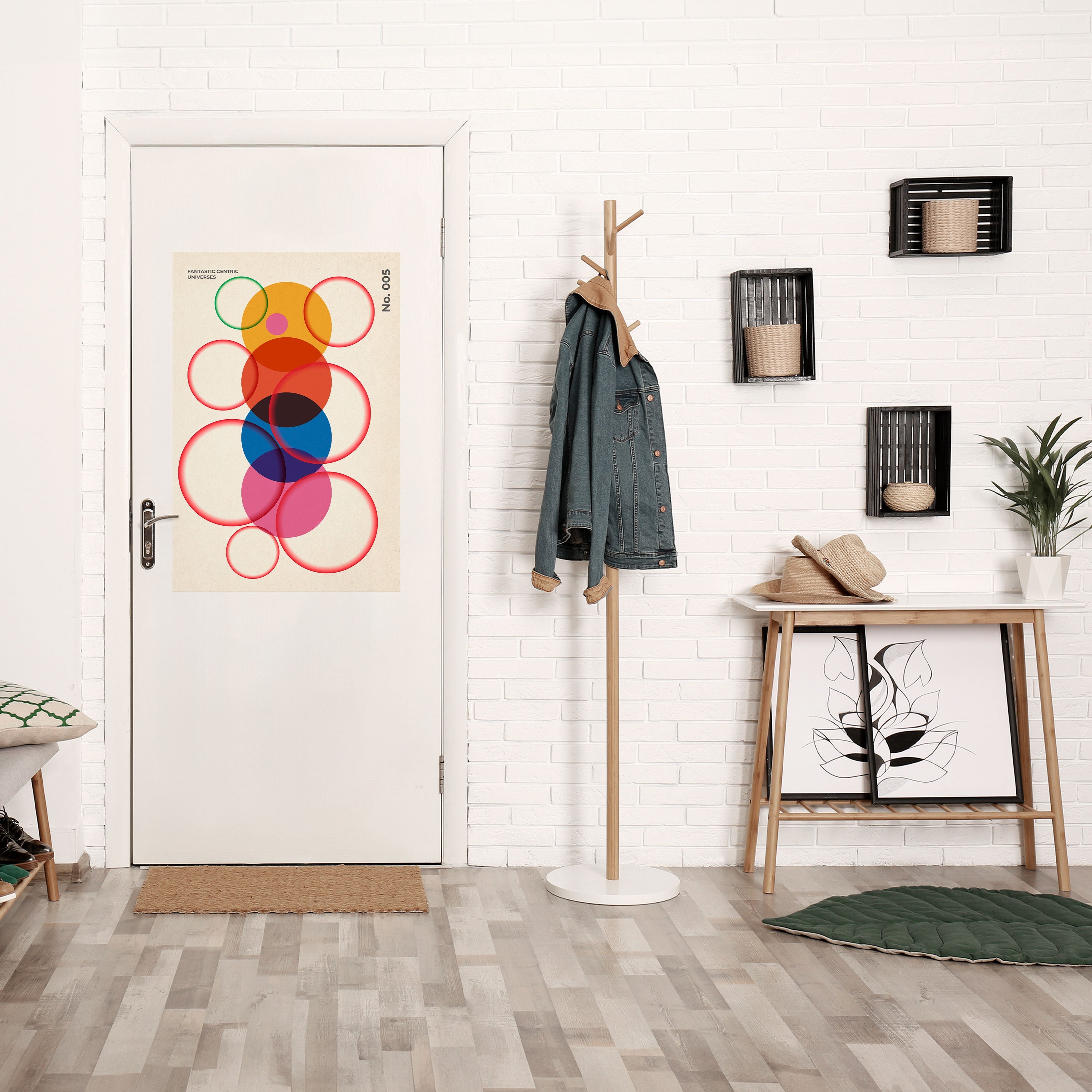 FANTASTIC UNIVERSES Poster Vertical Autocolante