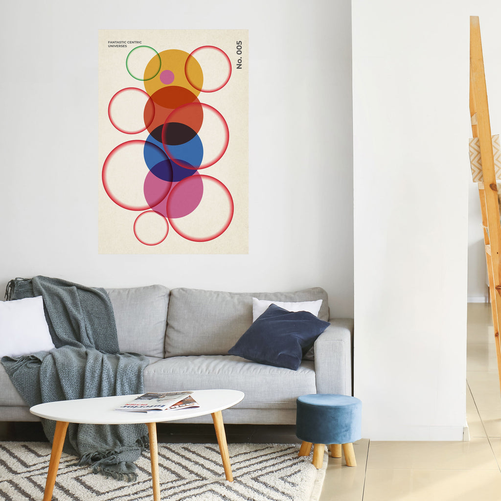 FANTASTIC UNIVERSES Poster Vertical Autocolante