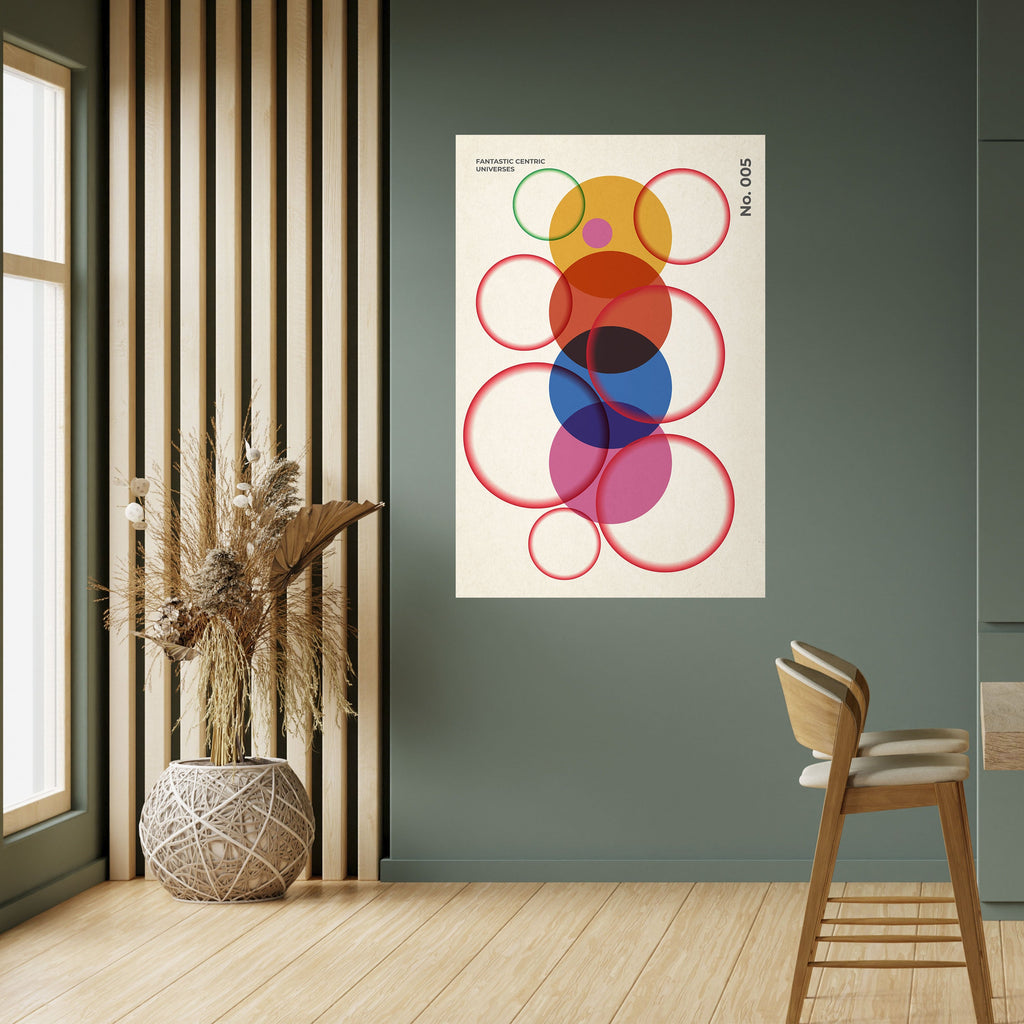 FANTASTIC UNIVERSES Poster Vertical Autocolante