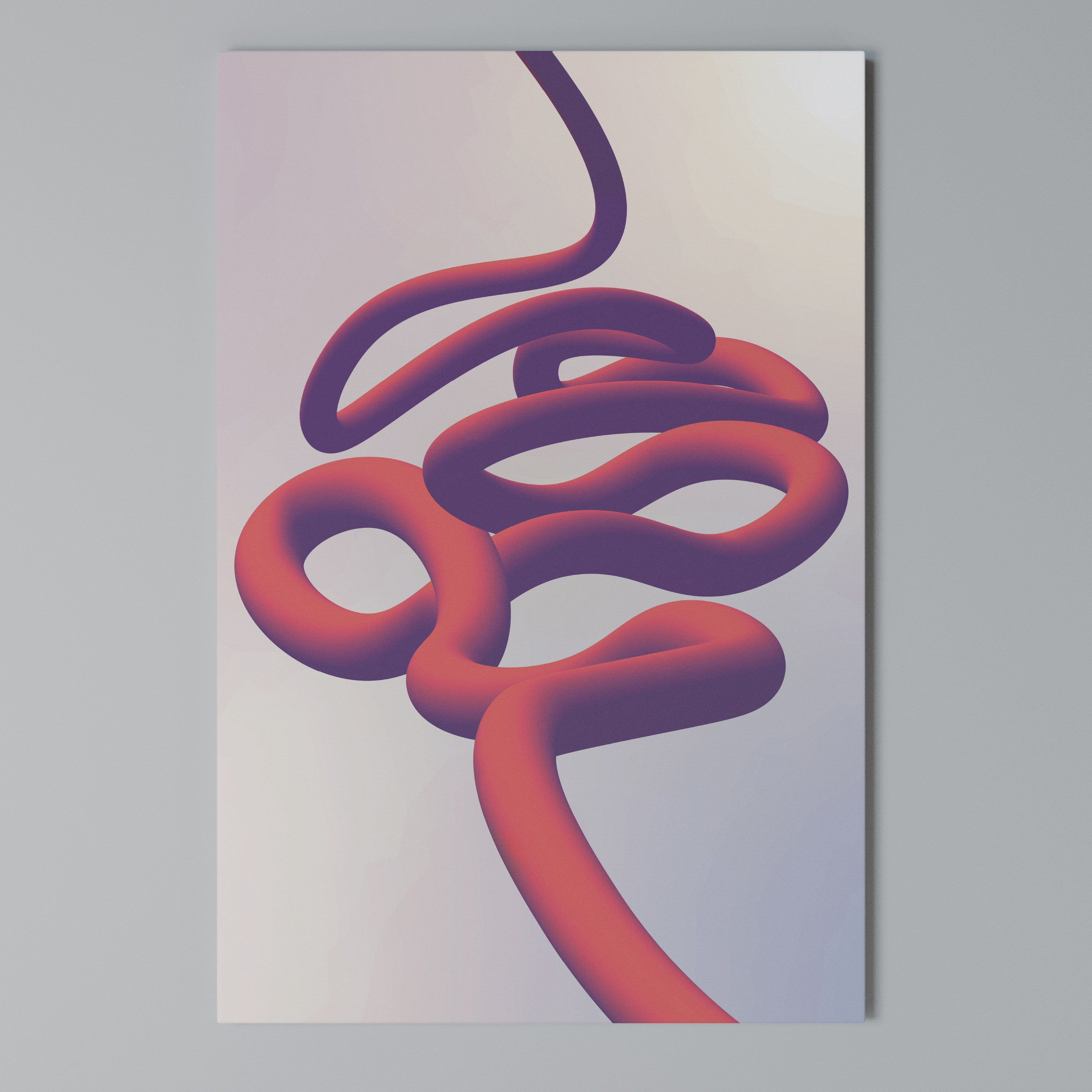 INFINITY WIRE Vertical Canvas Print